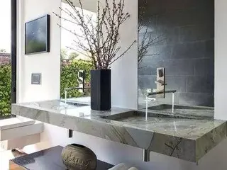 Marble countertop, vanity top, bathroom wall mold treatment
