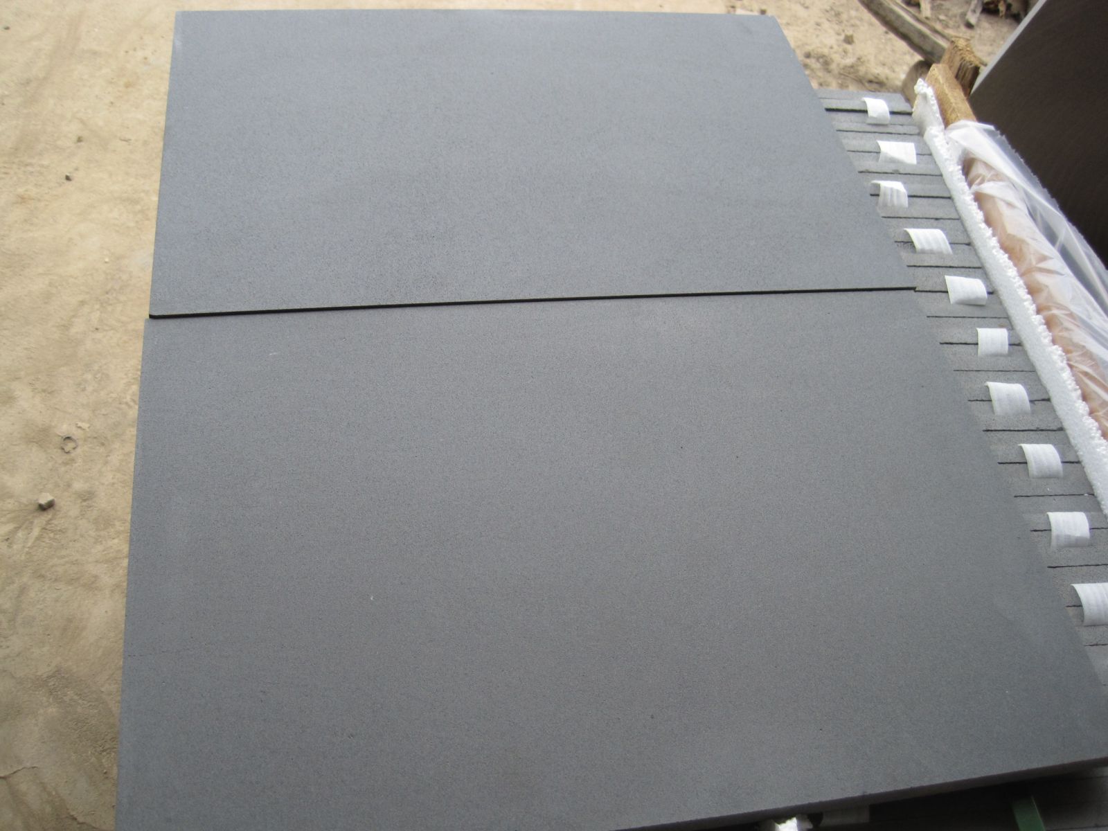 Chinese Honed Grey Basalt, Grey Basalt Pavers, Wall Floor Tiles
