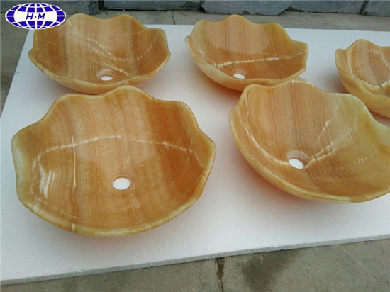 Beige Yellow Onyx Sink, Beige Yellow Onyx Basin