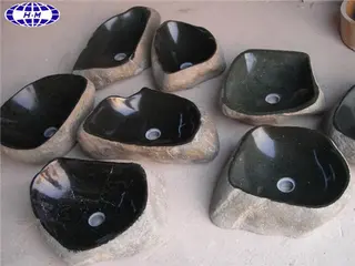Nature River Stone Sink, River Rock Sink