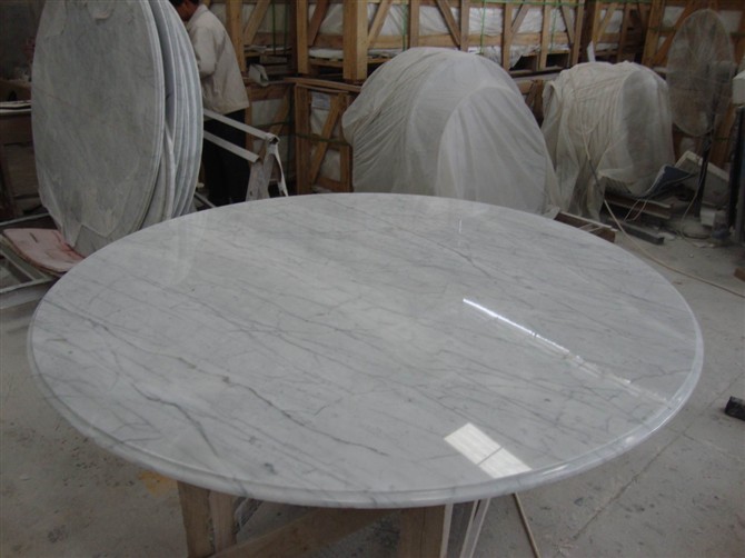 Carrara White Marble Table Top Factory Supplier China - Hangmao