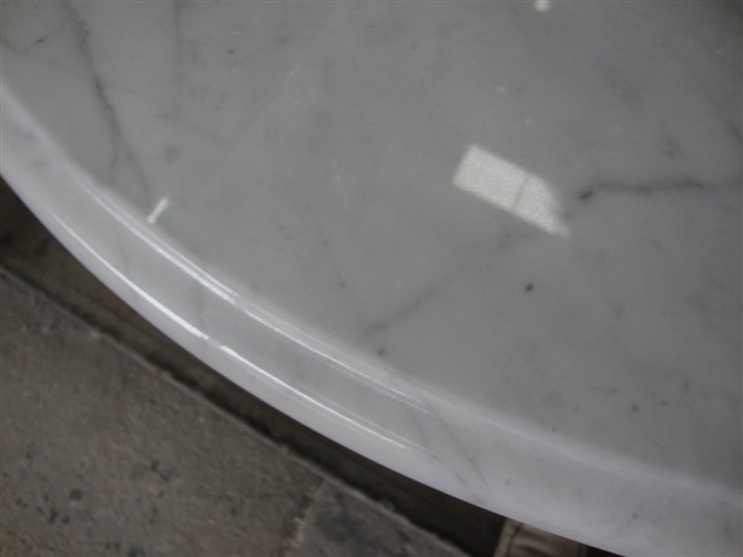 Carrara White Marble Table Top