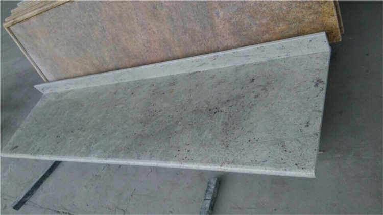 Prefab River White Granite Worktops, Granite Kitchen Countertop