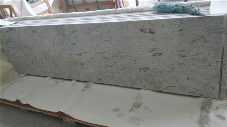 Prefab River White Granite Worktops, Granite Kitchen Countertop