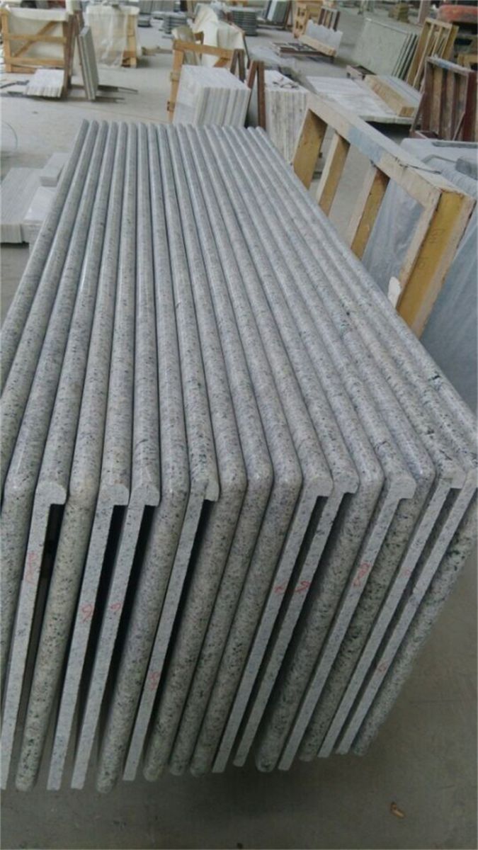 Prefab River White Granite Worktops, Granite Kitchen Countertop