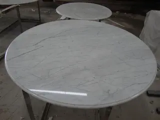 Carrara White Marble Table Top