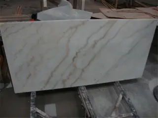 Chinese Guang Xi White Marble Table Top, Round Marble Table Top