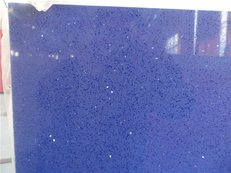 Blue Engineered Quartz Stone Supplier, Starlight Blue ...