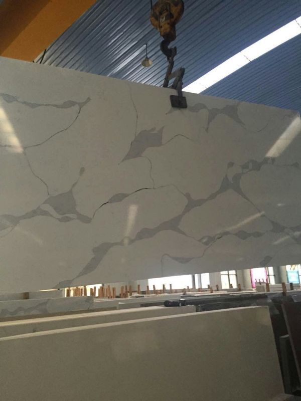 Calacatta White Quartz Slab