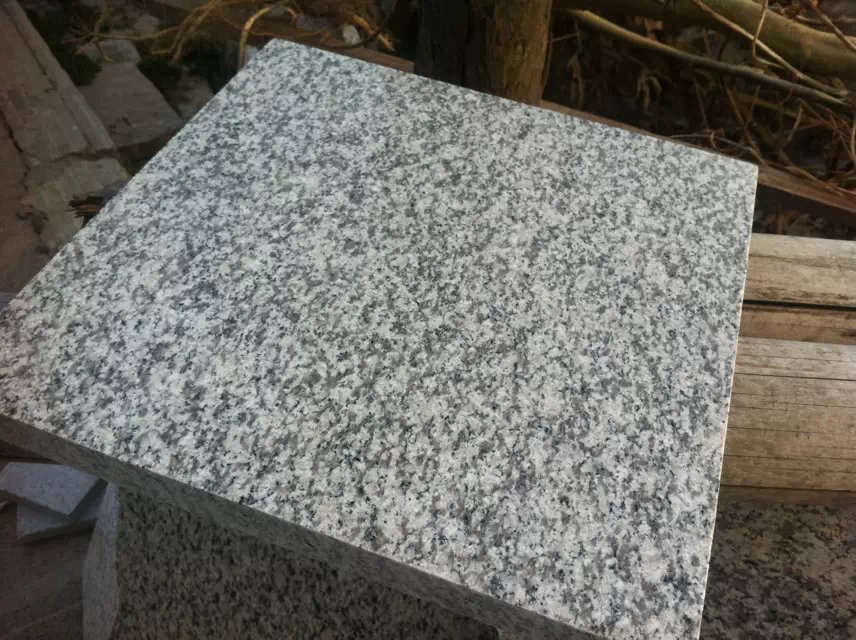 China G623 Grey Sardo Granite Tile, Polished Sea Wave White Granite