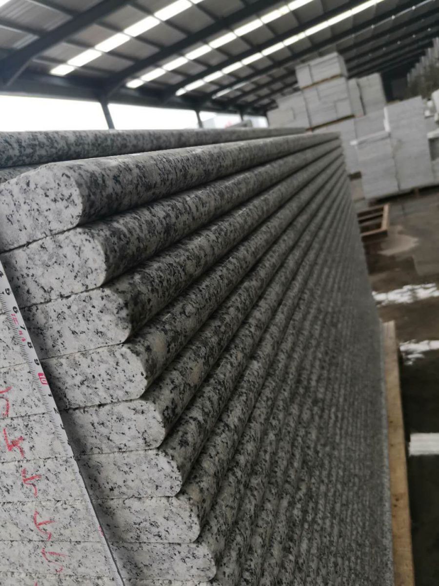 Light Grey Granite Step &amp; Riser