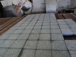 G654 Granite Stepping Stones, Dark Grey Flamed Granite