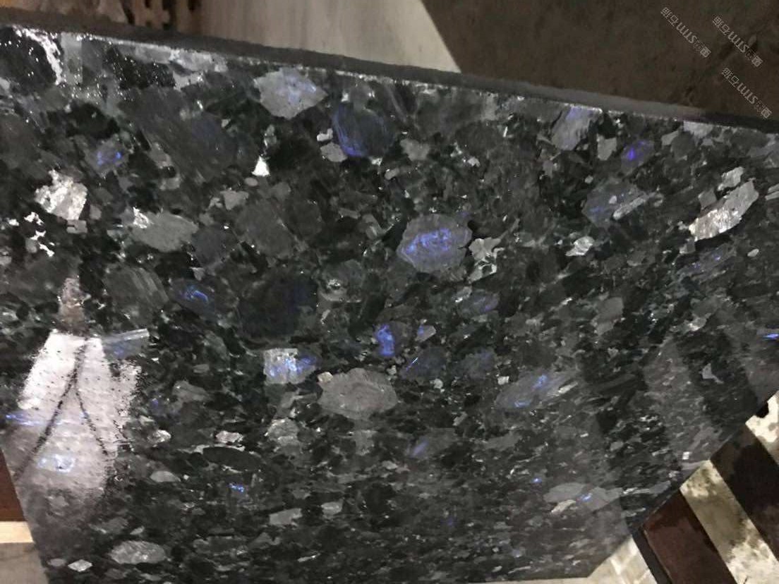 Volgar Blue Granite Stone, Ukraine Blue Granite Slabs, Polished