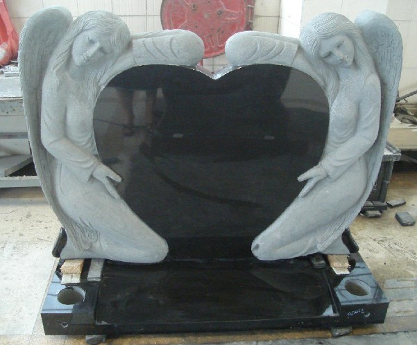 Angel Heart Headstone