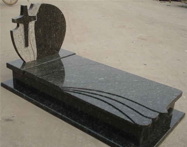 Polished Granite Headstone