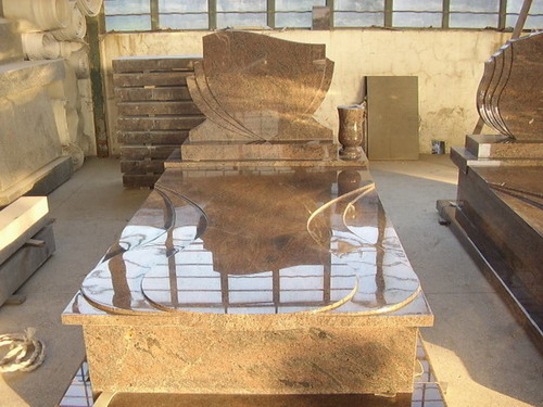 Polished Granite Headstone