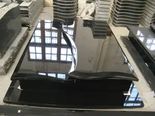 Black Granite Headstone