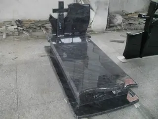 Polished Granite Headstone