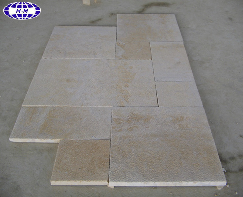 Antique Yellow Limestone, Limestone Floor Tiles