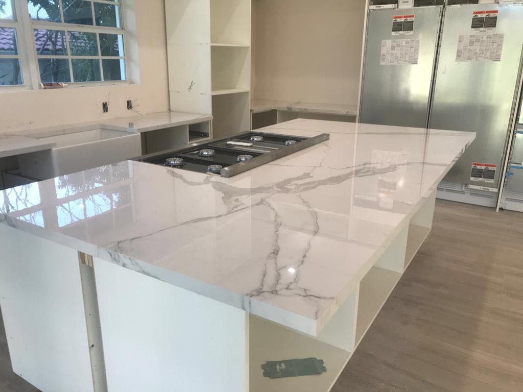 China Polished Glazed Arabescato Marble Porcelain Tiles