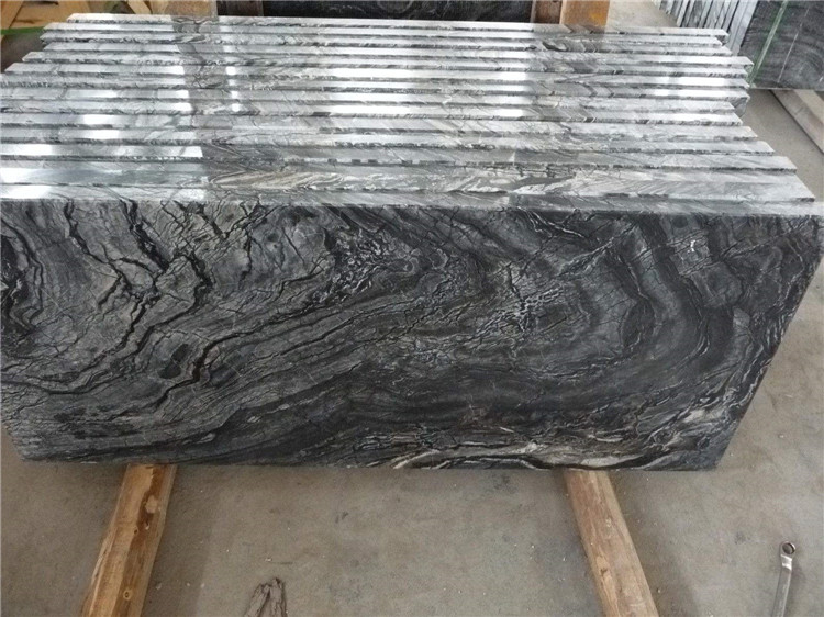China Black Wood Vein Marble, Black Wood Grain Marble Slab
