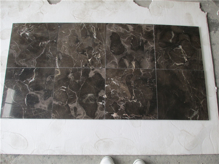China Dark Emperador Marble, Polished Marble Tiles, Countertops