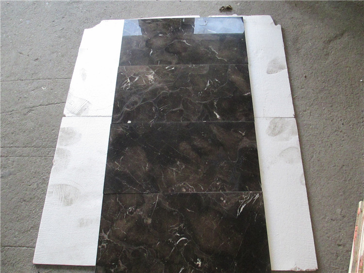 China Dark Emperador Marble, Polished Marble Tiles, Countertops
