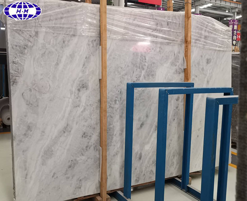 Chinese Elegant White Marble Slab