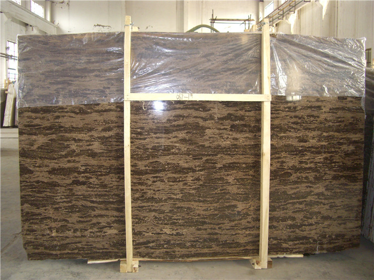 Gold Brown Coast Marble, China Coffee Brown Marble, Flooring Tile