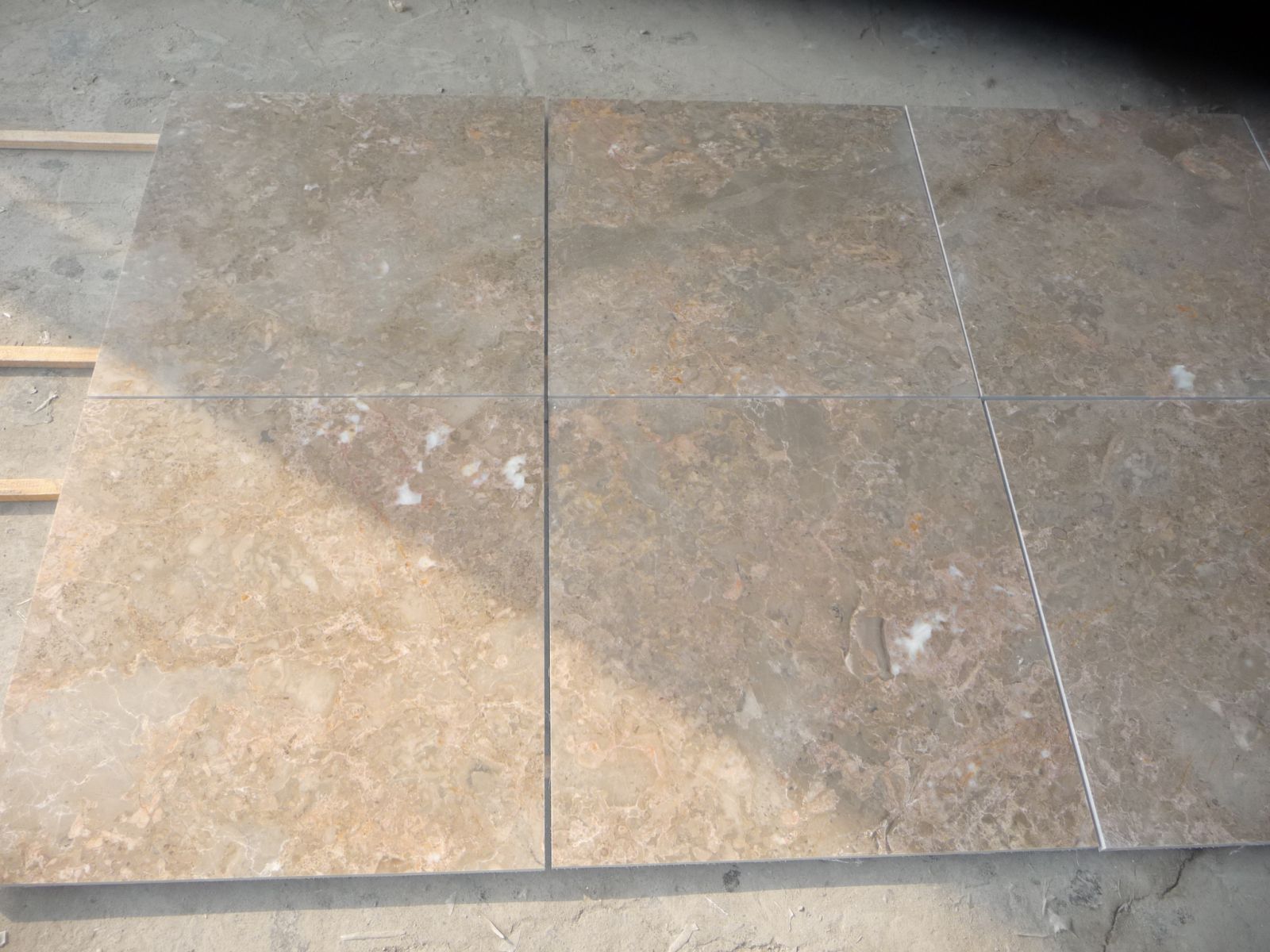 Golden Flower Polished Marble Slabs