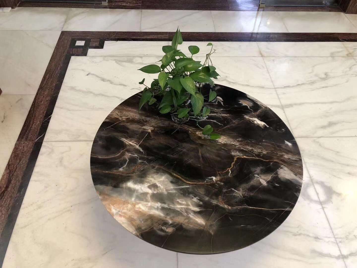 Gorgeous Veins Black Marble Slabs, Black & White Marble Tiles