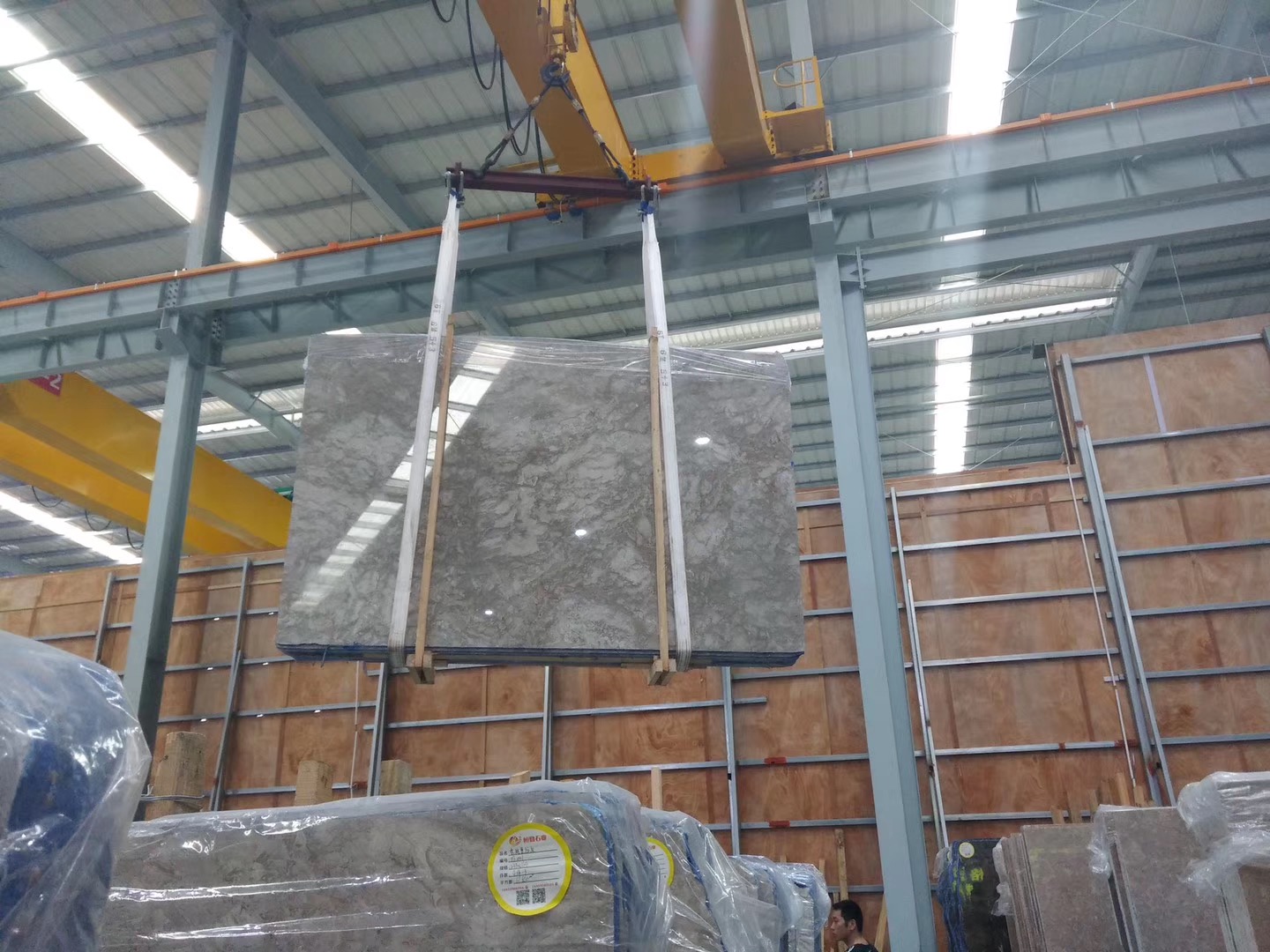 Misty Cloud Gray Marble Slabs, Misty Cloud Gray Marble Tiles