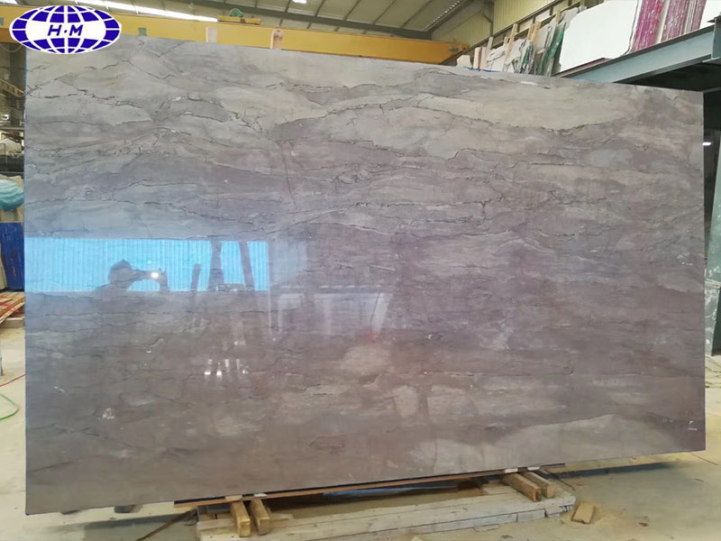Purple Grey Marble Slabs, Sunny Grey Marble Tiles