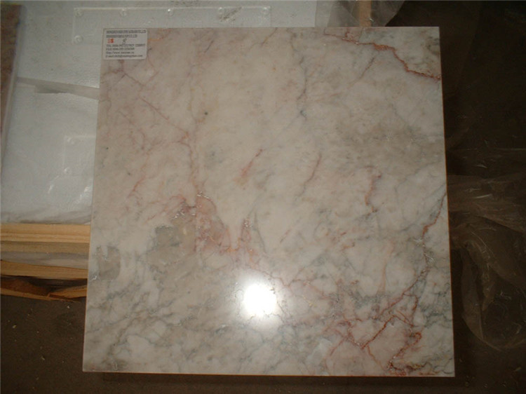 Red Cream Marble with Red Vein, Royal Cream Beige Marble Stone