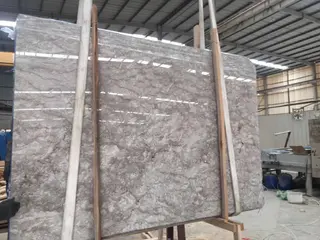 Misty Cloud Gray Marble Slabs, Misty Cloud Gray Marble Tiles