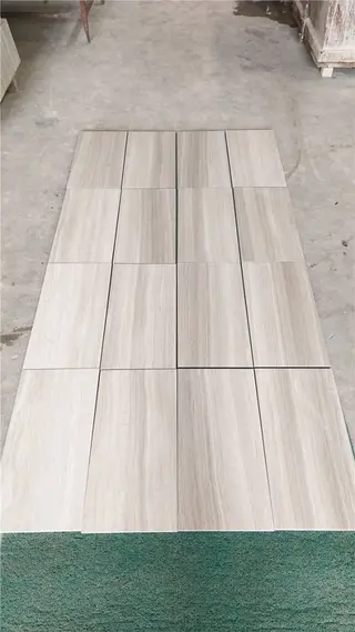 China White Wooden Marble Slab, White Wooden Veins Marble Tile