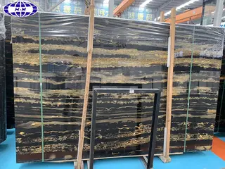 Romantic Portoro Marble Slabs, Romantic Portoro Marble Tiles