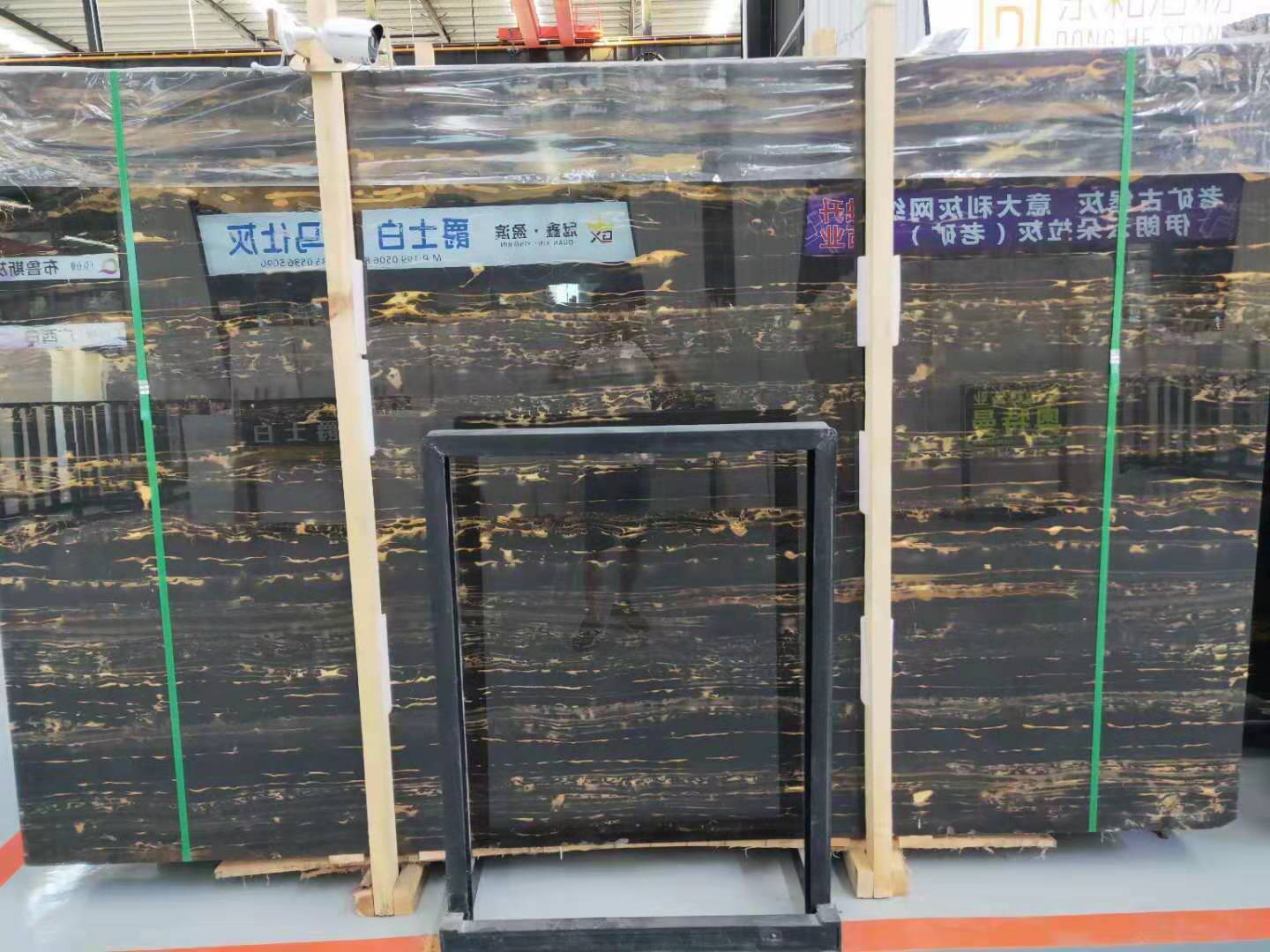 Romantic Portoro Marble Slabs, Romantic Portoro Marble Tiles