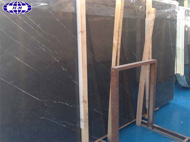 Bulgarian Gray Marble Stone Slab, Dark Grey Marble Wall Floor Tile