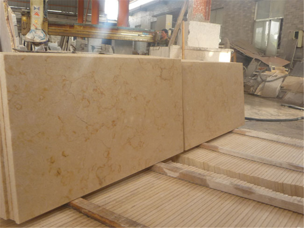 Egyptian Galala Beige Marble Slabs, Natural Cream Marble Tiles