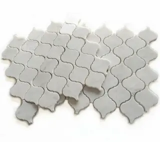 White Marble Lantern Mosaic