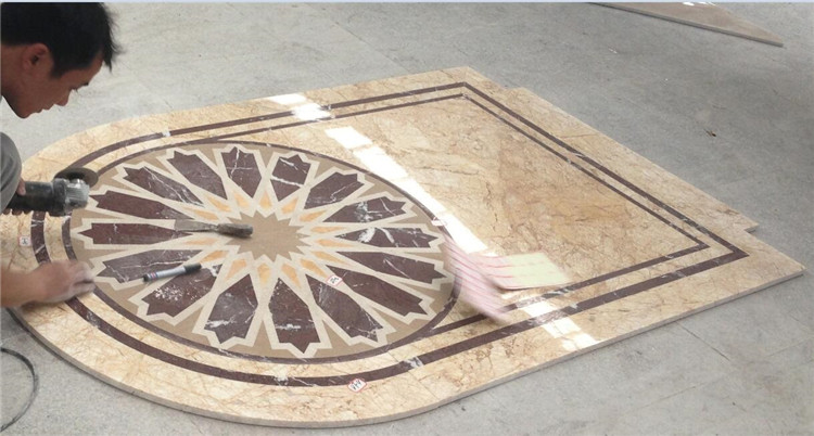 Marble Pattern Design for the Hall Decoration