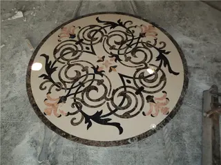 Marble Floor Water Jet Designs