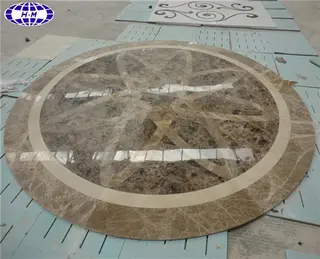 Marble Floor Design Patterns, Compass Tile Floor Medallions