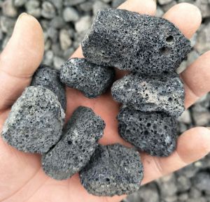Dark Gery Lava Stone