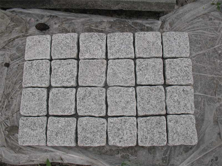 Fan-Shaped G603 Light Grey Granite, Natural Stone Driveway Paving