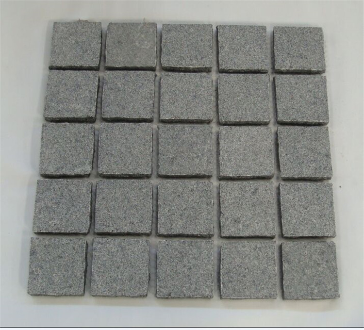 Fan Shaped G654 Dark Grey Granite Driveway Pavers