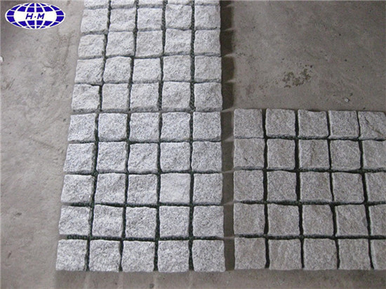G603 Grey Granite Stone, Granite Paving Cube Stone, Natural Split
