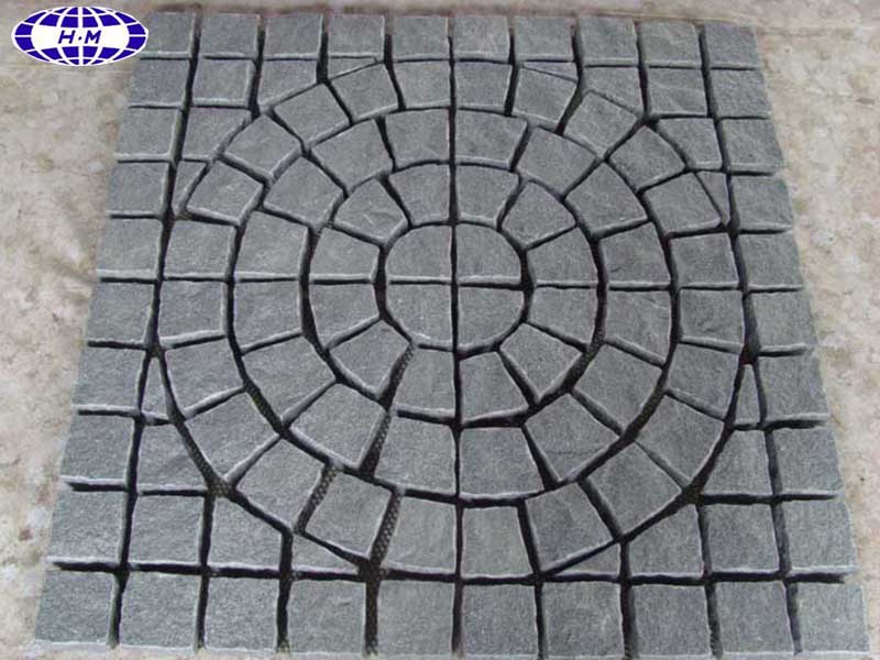 G654 Dark Grey Granite Paving Stone, Natural Stone Driveway Pavers
