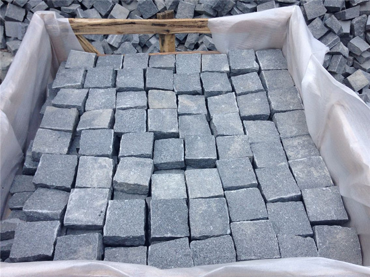 Nature Split Dark Grey Granite G654 Paving Stone